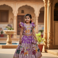 Trending Dola Silk Fabric Lahenga Choli for Girls
