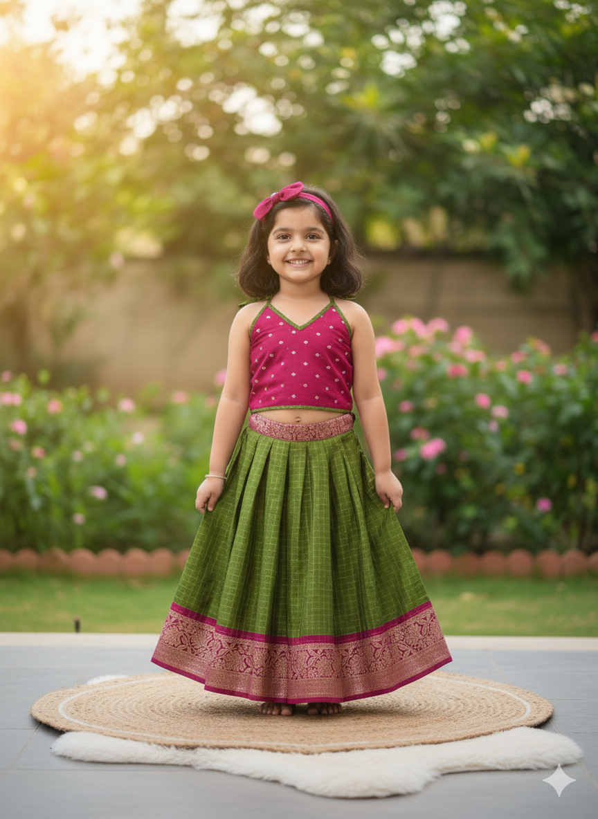 Designer Ethnic Kids Lehenga Choli for Weddings & Functions